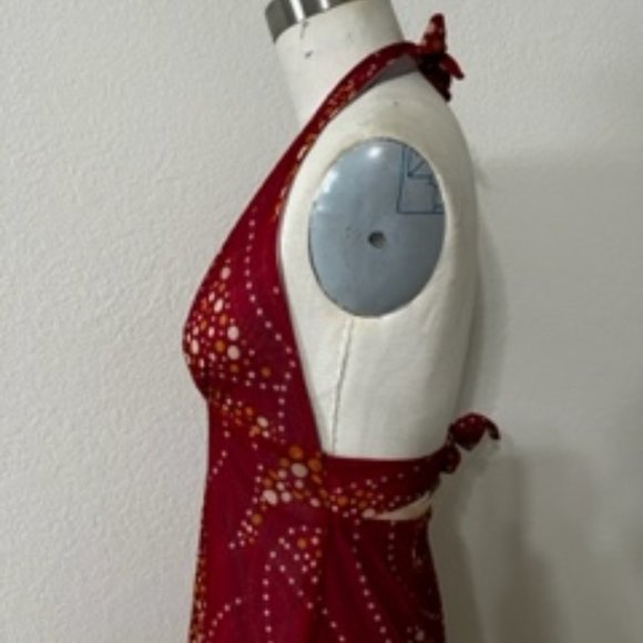 Brandenburg Polka Dot Halter Dress - Picture 7 of 10